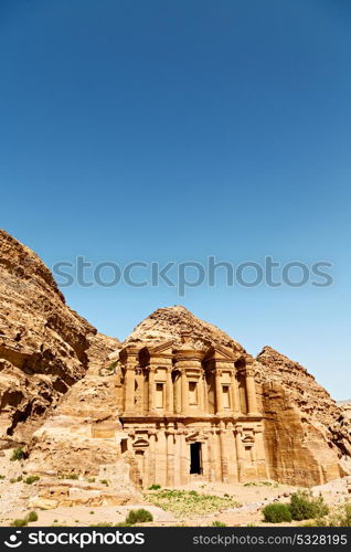 the antique site of petra in jordan the monastery beautiful wonder of the world