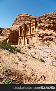 the antique site of petra in jordan the monastery beautiful wonder of the world