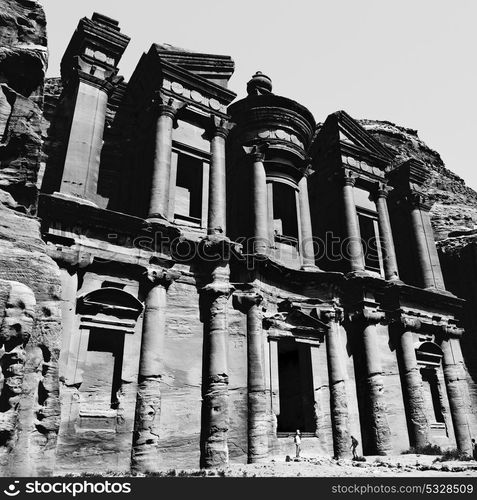 the antique site of petra in jordan the monastery beautiful wonder of the world