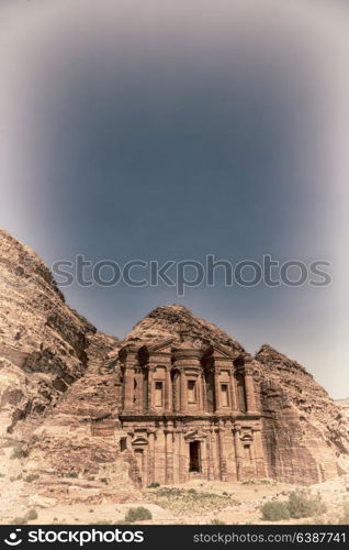 the antique site of petra in jordan the monastery beautiful wonder of the world