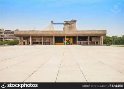 The Assembly building in the Capitol Complex of Chandigarh, India