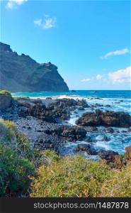 The Atlantic Ocean and rocky coast of Tenerife, The Canaries- Landscape, seascape