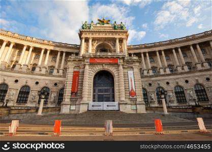 The Austrian National Library (Hofburg) in Vienna