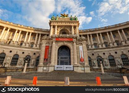 The Austrian National Library (Hofburg) in Vienna