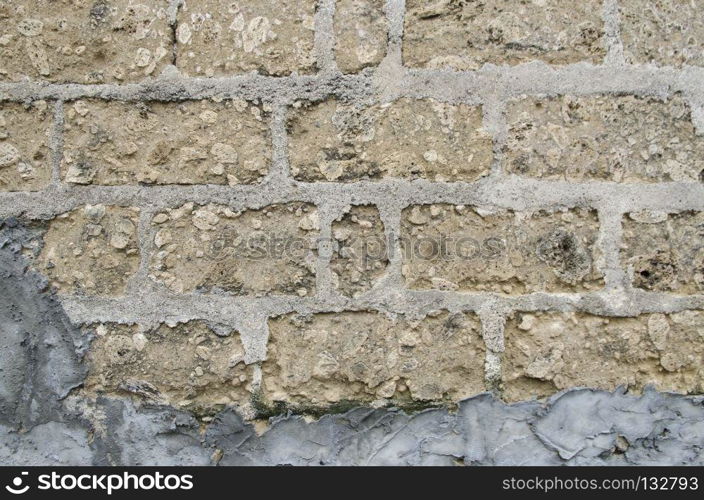 the background picture of old brick wall