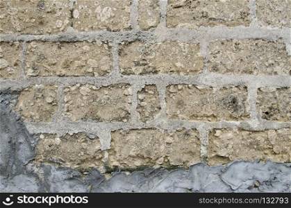 the background picture of old brick wall