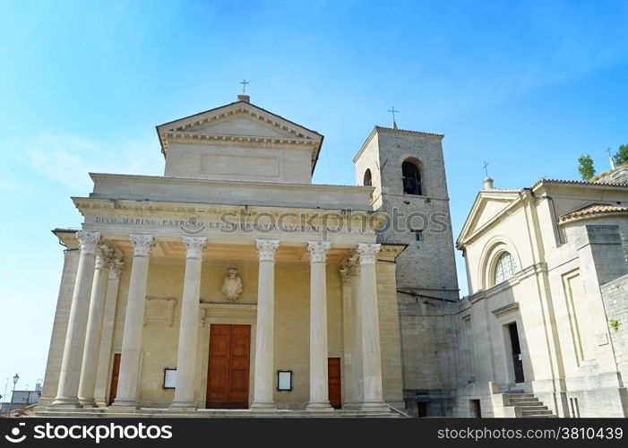 The Basilica di San Marino . Republic of San Marino