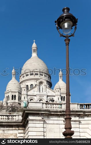 The Basilica of Sacre-Coeur, Montmartre. Paris