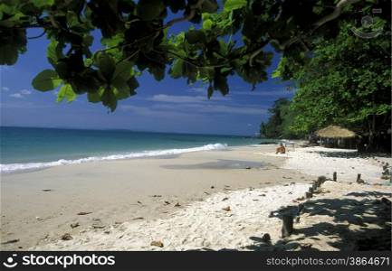 the beach at the coast of the Town of Sihanoukville in cambodia in southeastasia. . ASIA CAMBODIA SIHANOUKVILLE