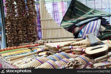 the beautiful and colorful indigenous market of Otavalo