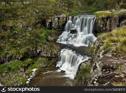 the beautiful and majestic ebor river waterfall. ebor river waterfall