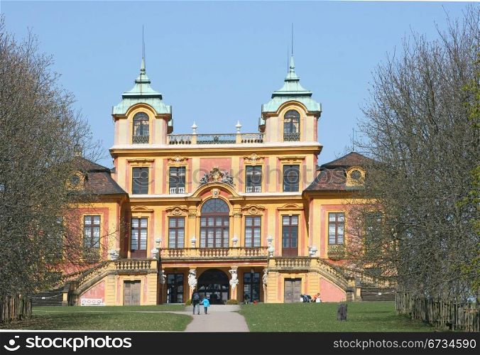 The beautiful castle Favorite in Ludwigsburg, Germany