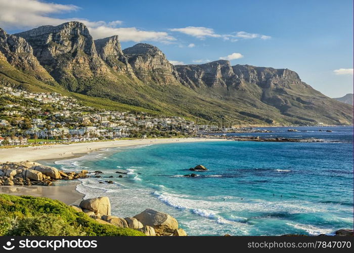 The beautiful city of Cape Town, with its gorgeous mountains white sand beaches and clear blue water