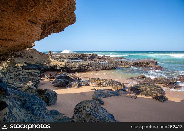The beautiful coastline of Kwazulu Natal, South Africa