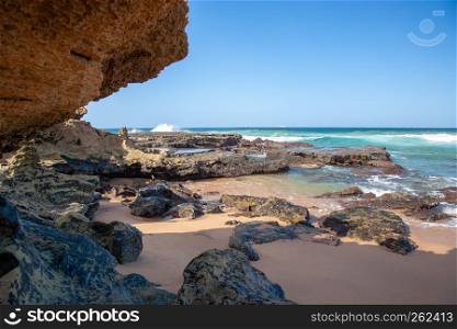 The beautiful coastline of Kwazulu Natal, South Africa