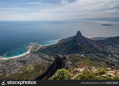 The beautiful coastline of the Western Cape Peninsular, South Africa