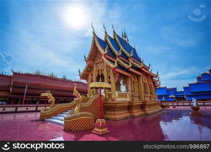 The Beautiful of Wat Pipatmongkol is a Buddhist temple It is a major tourist attraction Sukhothai, northern Thailand.