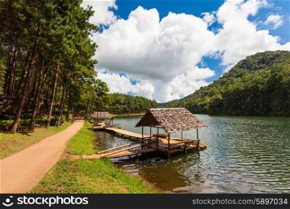 The beautiful Pang Oung Reservoir in Ban Ruam Thai near Mae Hong Son is Thailand&rsquo;s own little Switzerland&#xA;