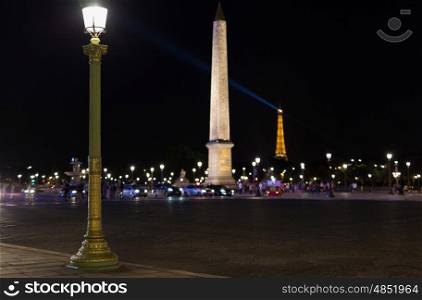 The beautiful Place de la Concorde in Paris