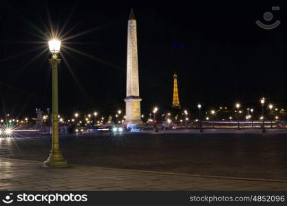 The beautiful Place de la Concorde in Paris