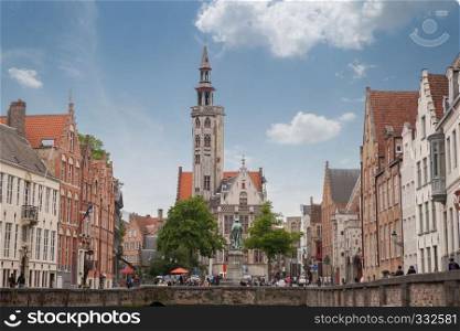 The belfry of Bruges is a medieval bell tower in the historical centre of Bruges, Belgium.. The belfry of Bruges is a medieval bell tower