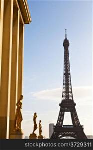 The best place in Paris to have a wonderful view on Eiffel Tower: Trocadero Terrace