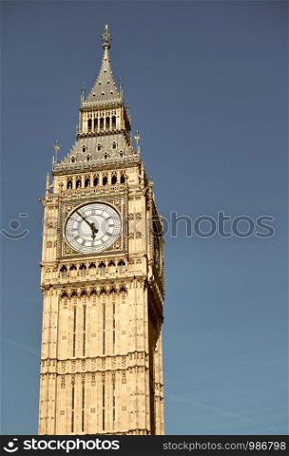 The Big Ben Tower in London, UK.