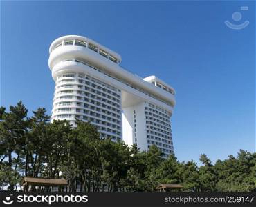 The big building in Gangneung city, South Korea