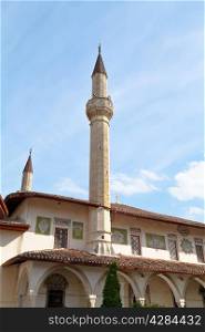 The Big Khan Mosque in Khan&rsquo;s Palace (Hansaray) in Bakhchisarai town, Crimea