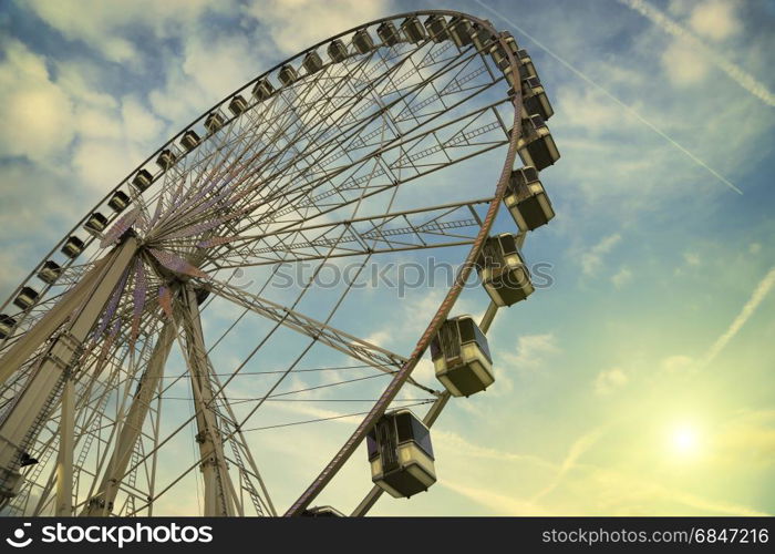 The Big Wheel (Roue de Paris) at Place de la Concorde, Paris, France