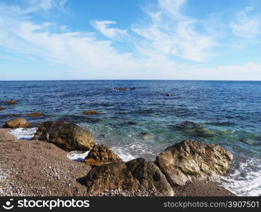 the Black Sea coast