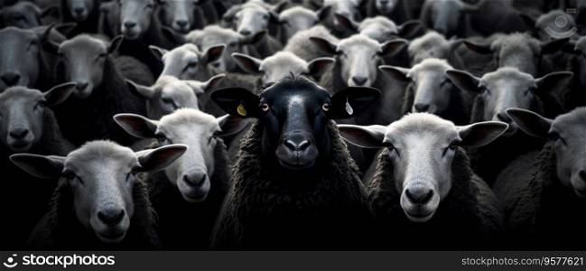 The Black Sheep among white in the Herd