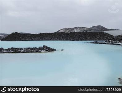 The Blue Lagoon geothermal bath resort in Iceland
