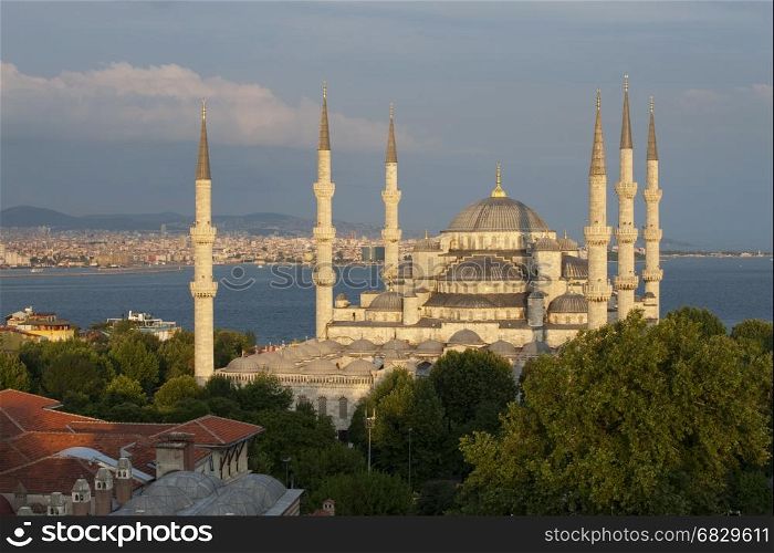 The Blue Mosque in the afternoon,