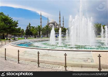 The Blue Mosque (Sultanahmet Mosque) in Istanbul, Turkey
