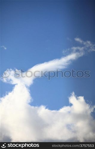 The Blue Sky and white Clouds