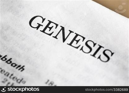 The book of genisis in the bible