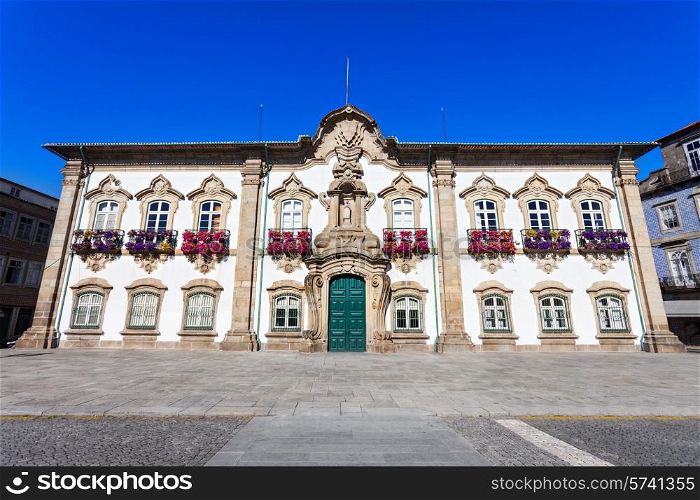 The Braga Town Hall is a landmark building located in Braga, Portugal. In there is located the Camara Municipal, the city local government.