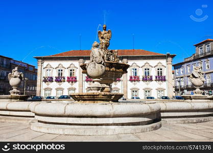 The Braga Town Hall is a landmark building located in Braga, Portugal. In there is located the Camara Municipal, the city local government.