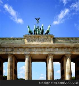 The Brandenburg gate, Berlin