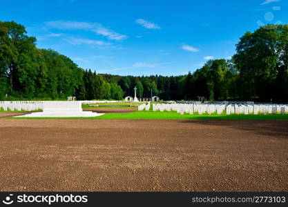 The British Military Cemetery in Bavaria, Germany