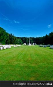 The British Military Cemetery in Bavaria, Germany
