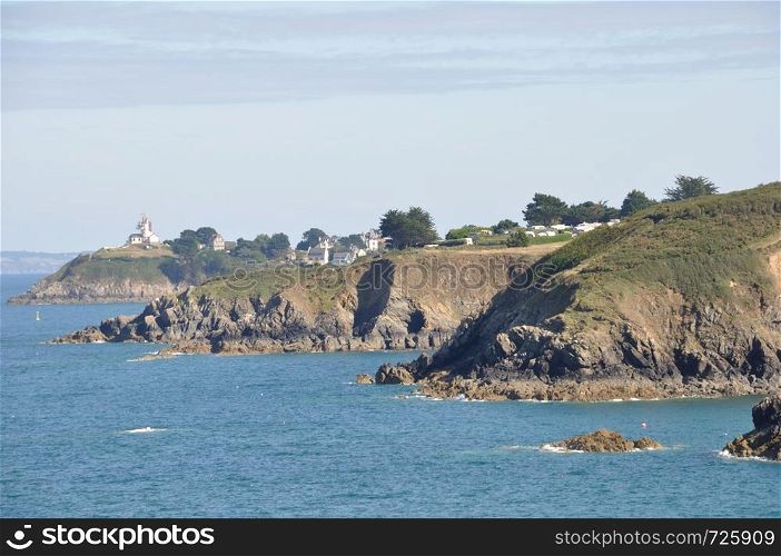 The Brittany coast to St Quay-Portrieux. Coast