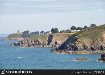 The Brittany coast to St Quay-Portrieux. Coast