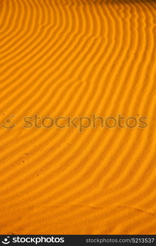 the brown sand dune in the sahara morocco desert