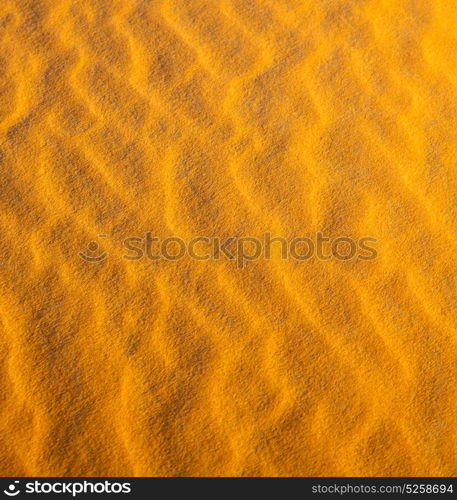 the brown sand dune in the sahara morocco desert