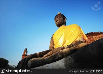 The buddha in Ayutthaya