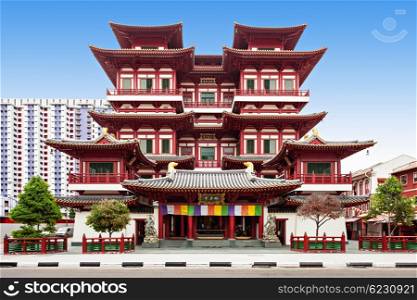 The Buddha Tooth Relic Temple is a Buddhist temple located in the Chinatown district of Singapore.