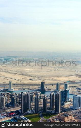 The Building In The Emirate Of Dubai. Downtown Dubai