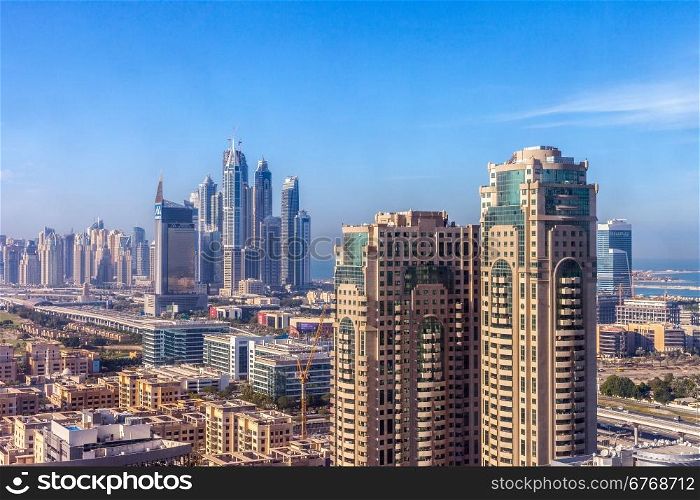 The Building In The Emirate Of Dubai. Downtown Dubai